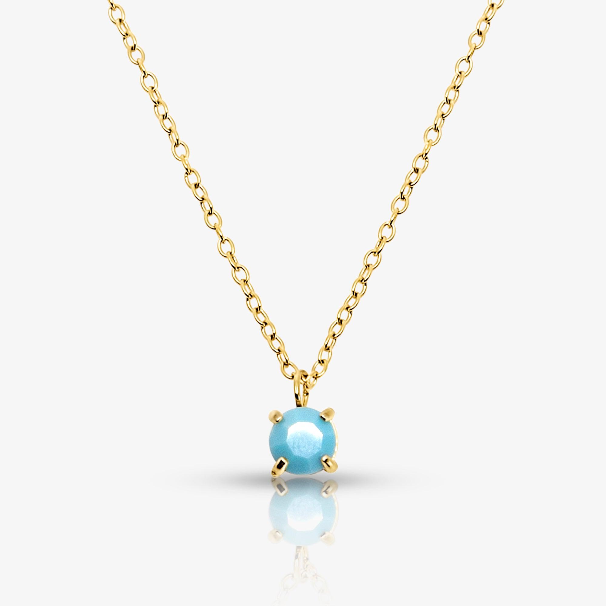 Evry Jewels Celeste Birthstone Necklace