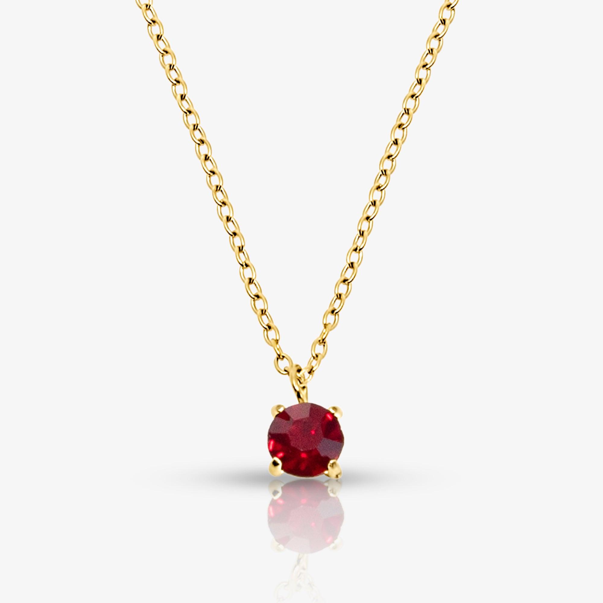 Evry Jewels Celeste Birthstone Necklace