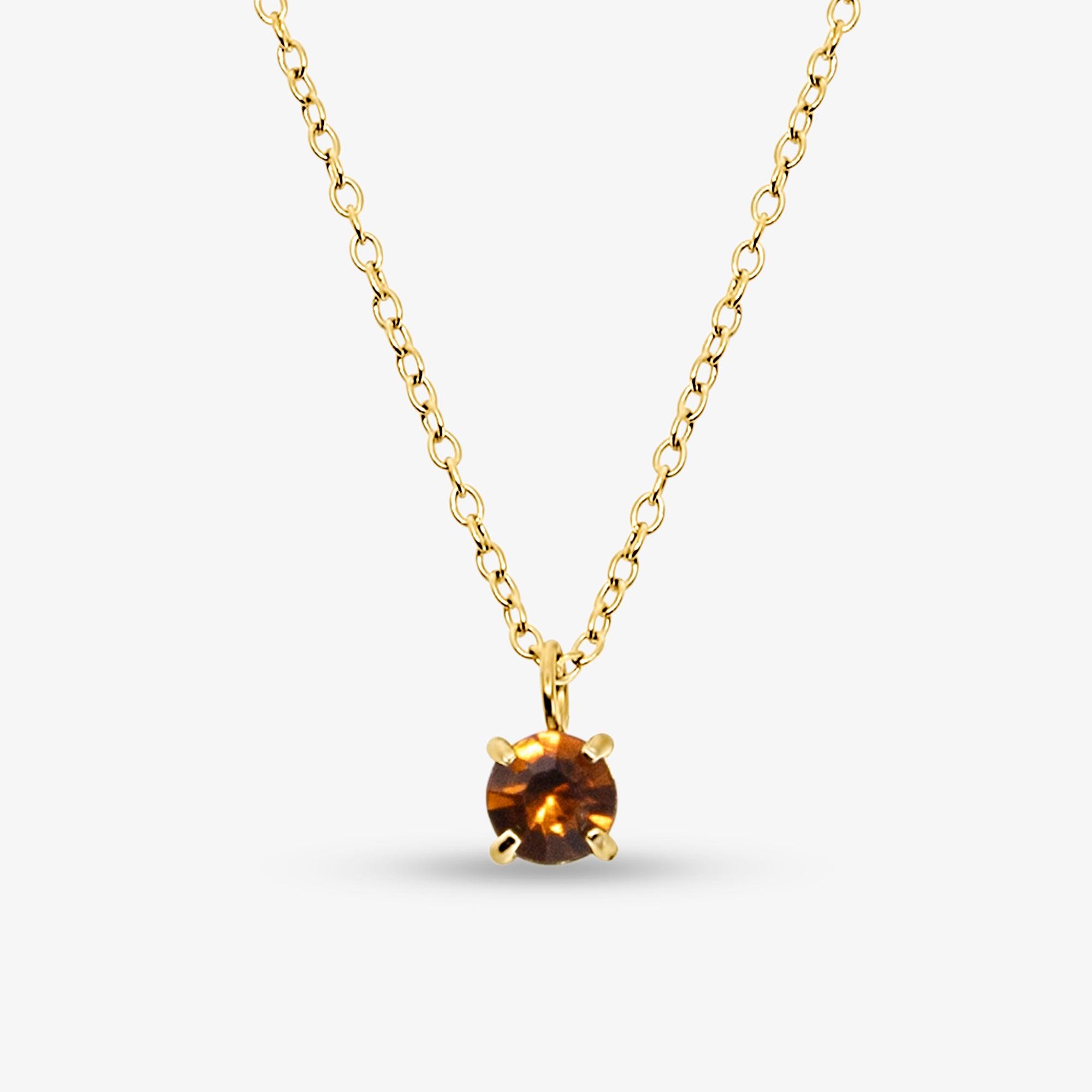 Evry Jewels Celeste Birthstone Necklace