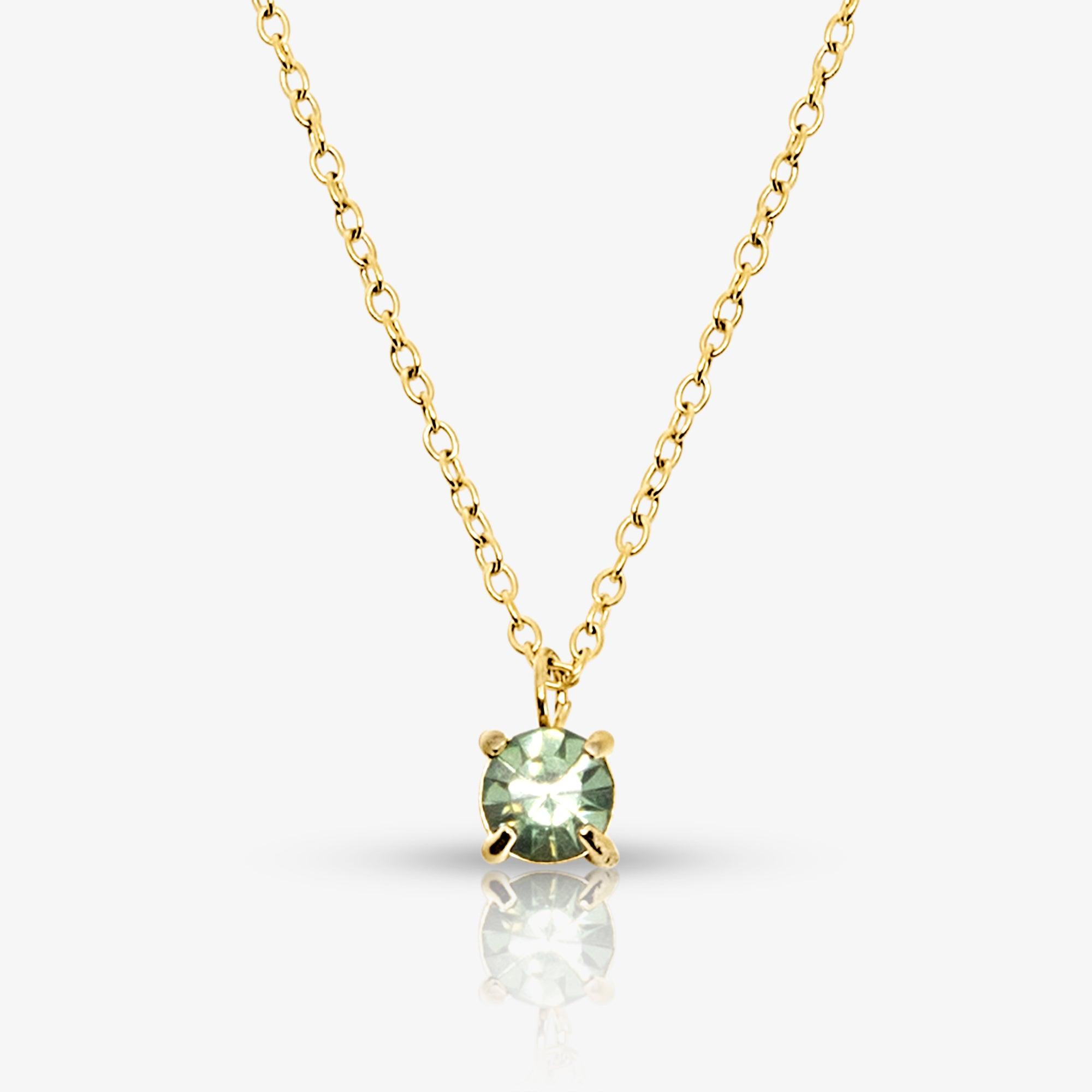 Evry Jewels Celeste Birthstone Necklace