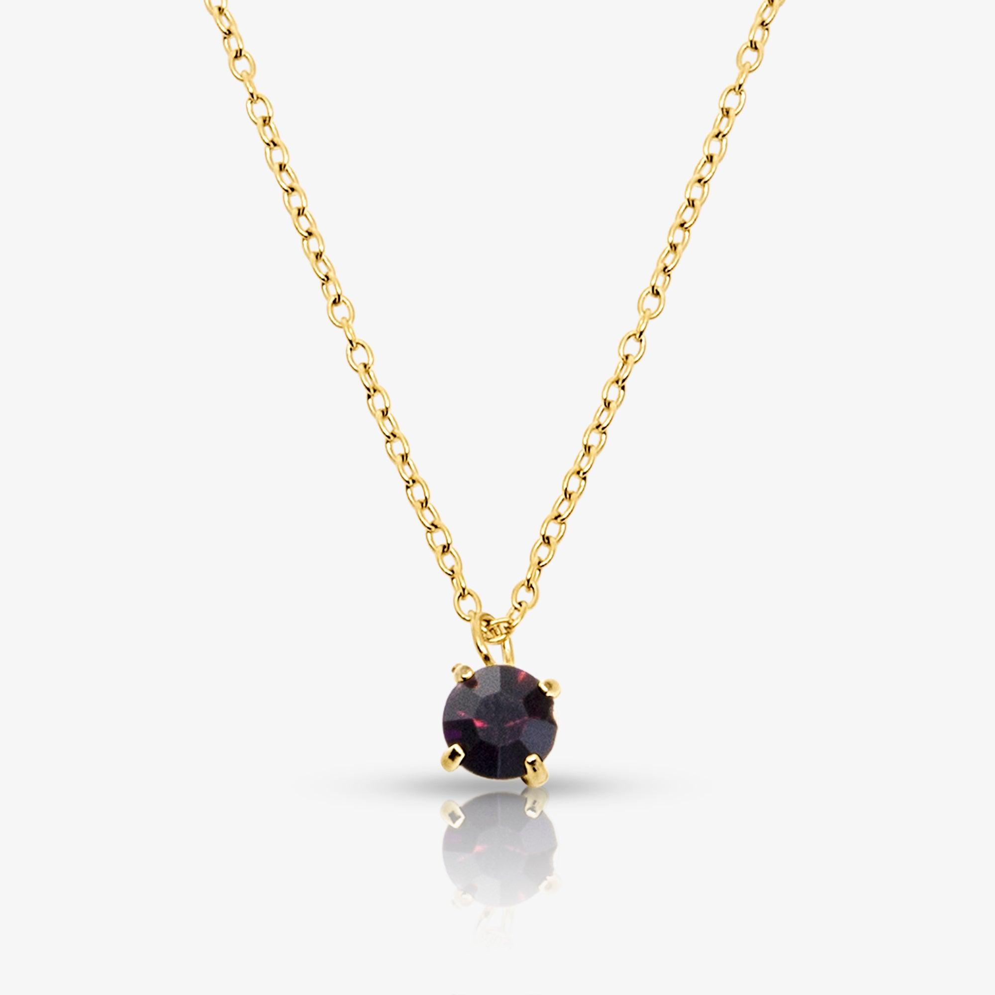 Evry Jewels Celeste Birthstone Necklace