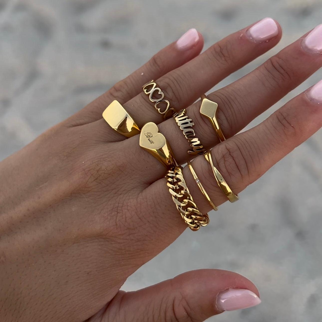 Evry Jewels Chained Up Ring