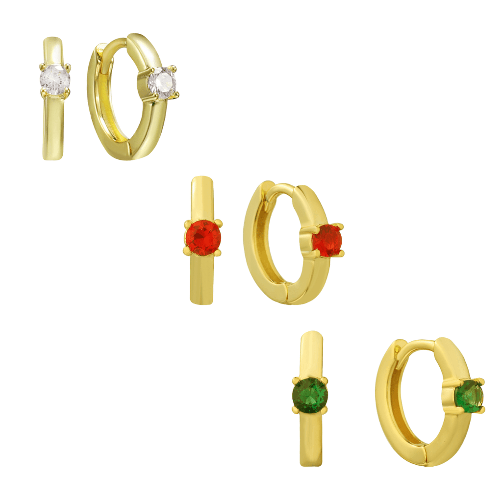 Evry Jewels Champagne Earrings