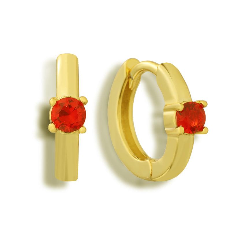 Evry Jewels Champagne Earrings