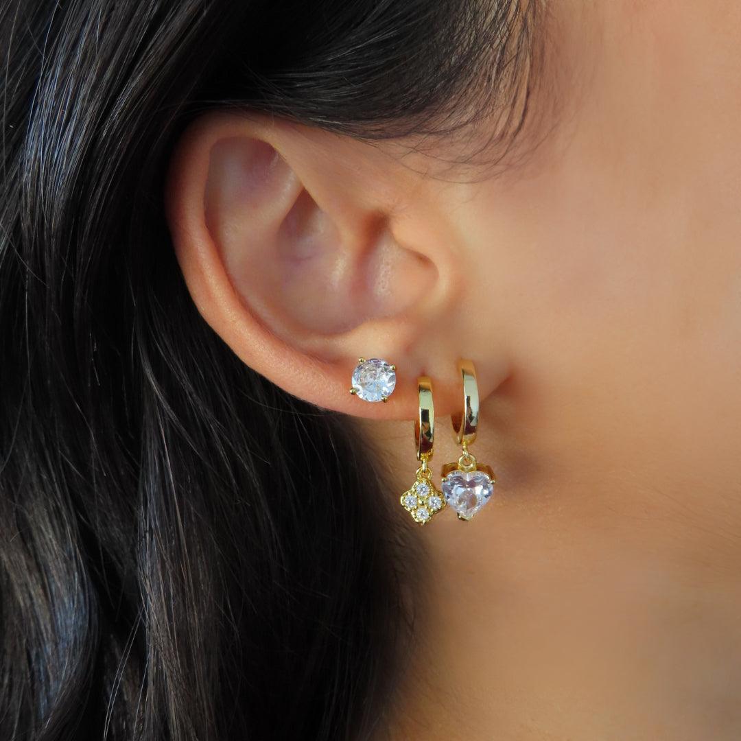 Evry Jewels Charmed Earrings