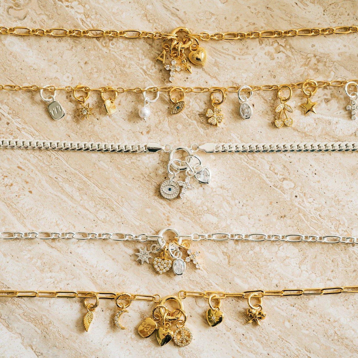 Evry Jewels Heart Of Gold Charm