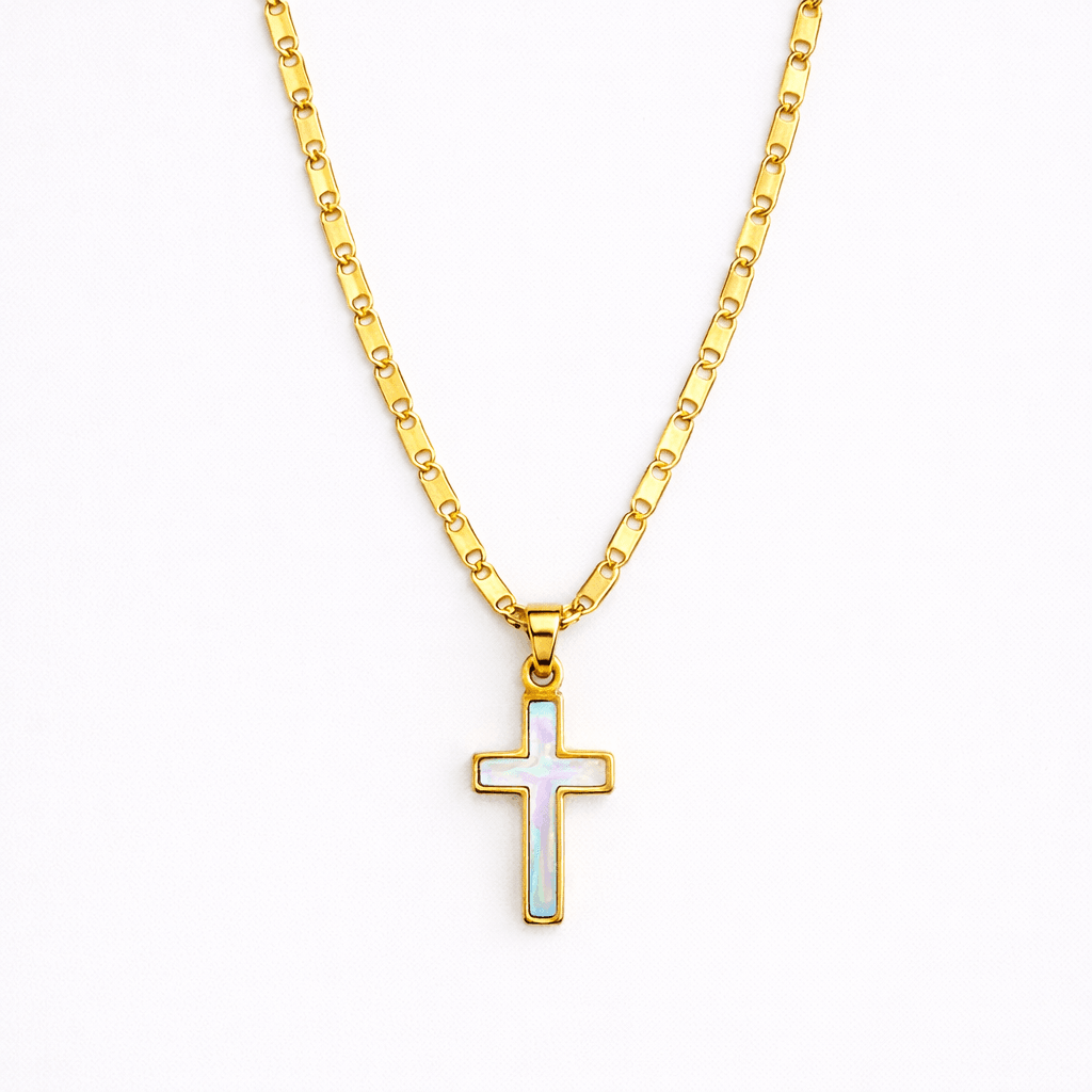 Evry Jewels Aura Cross Necklace