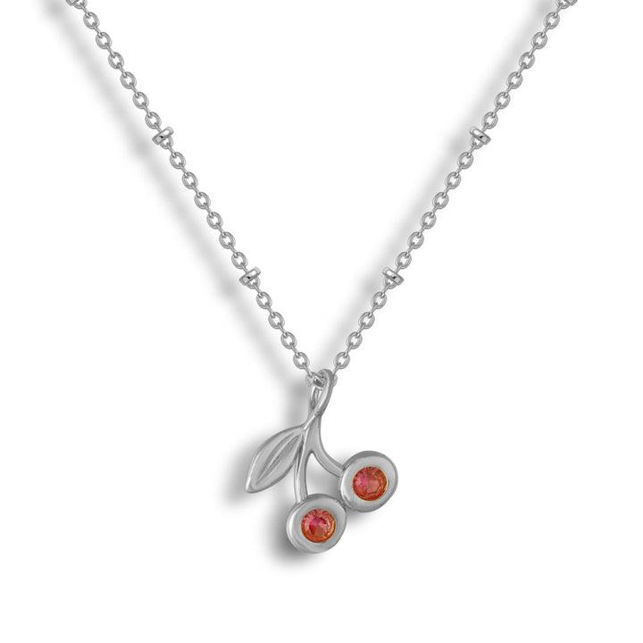 Evry Jewels Cherry On Top Necklace