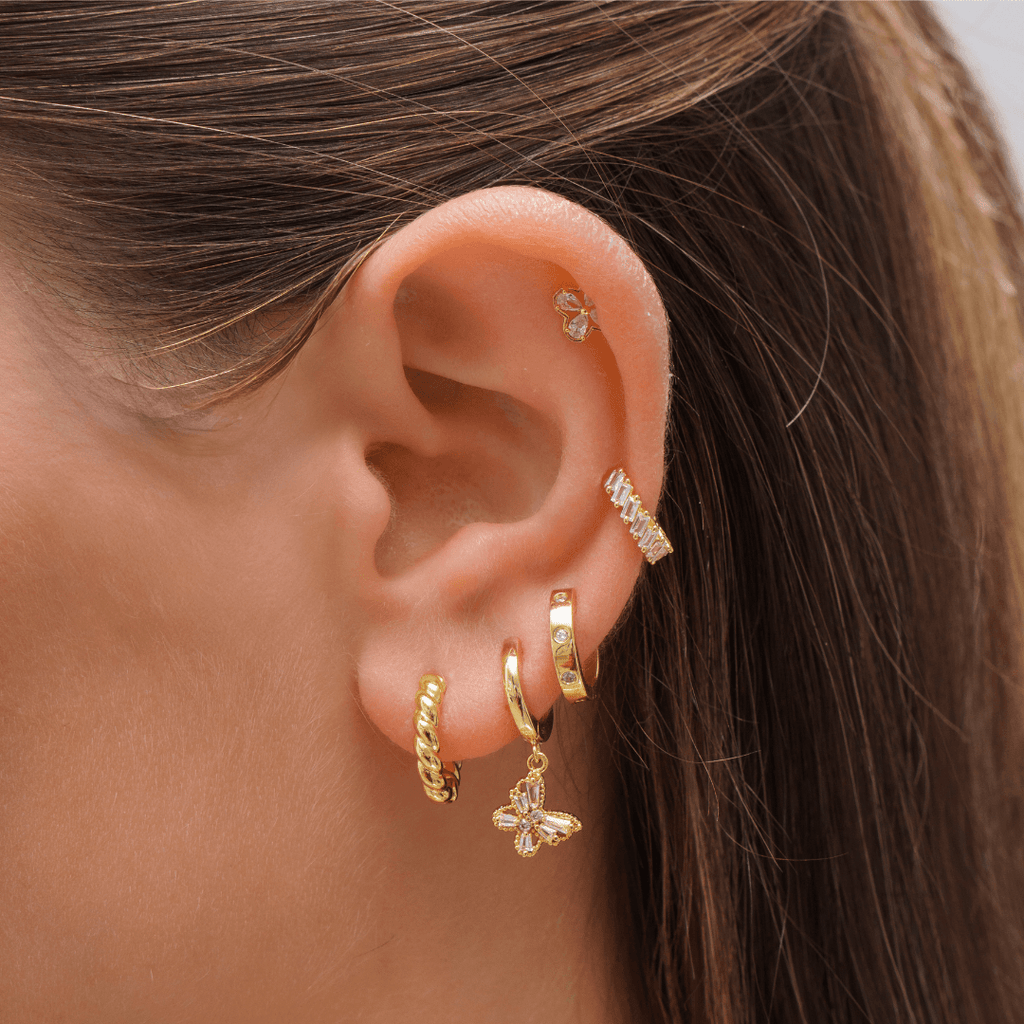 Evry Jewels Butterfly Kisses Earrings