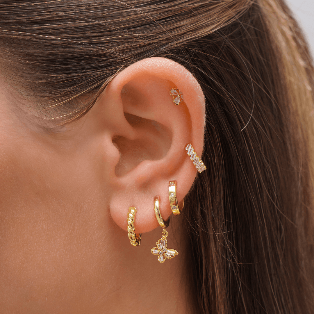 Evry Jewels Butterfly Kisses Earrings
