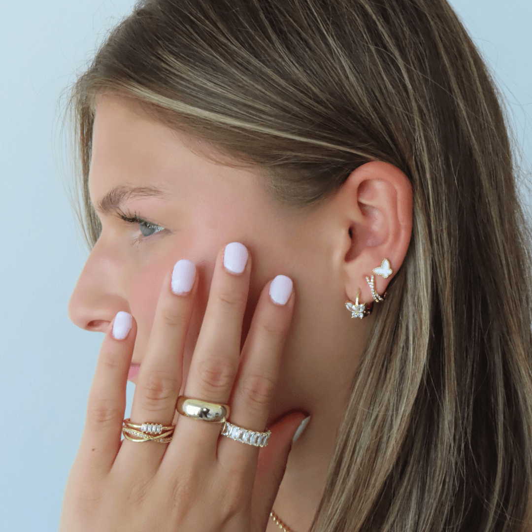 Evry Jewels Crossover Earrings