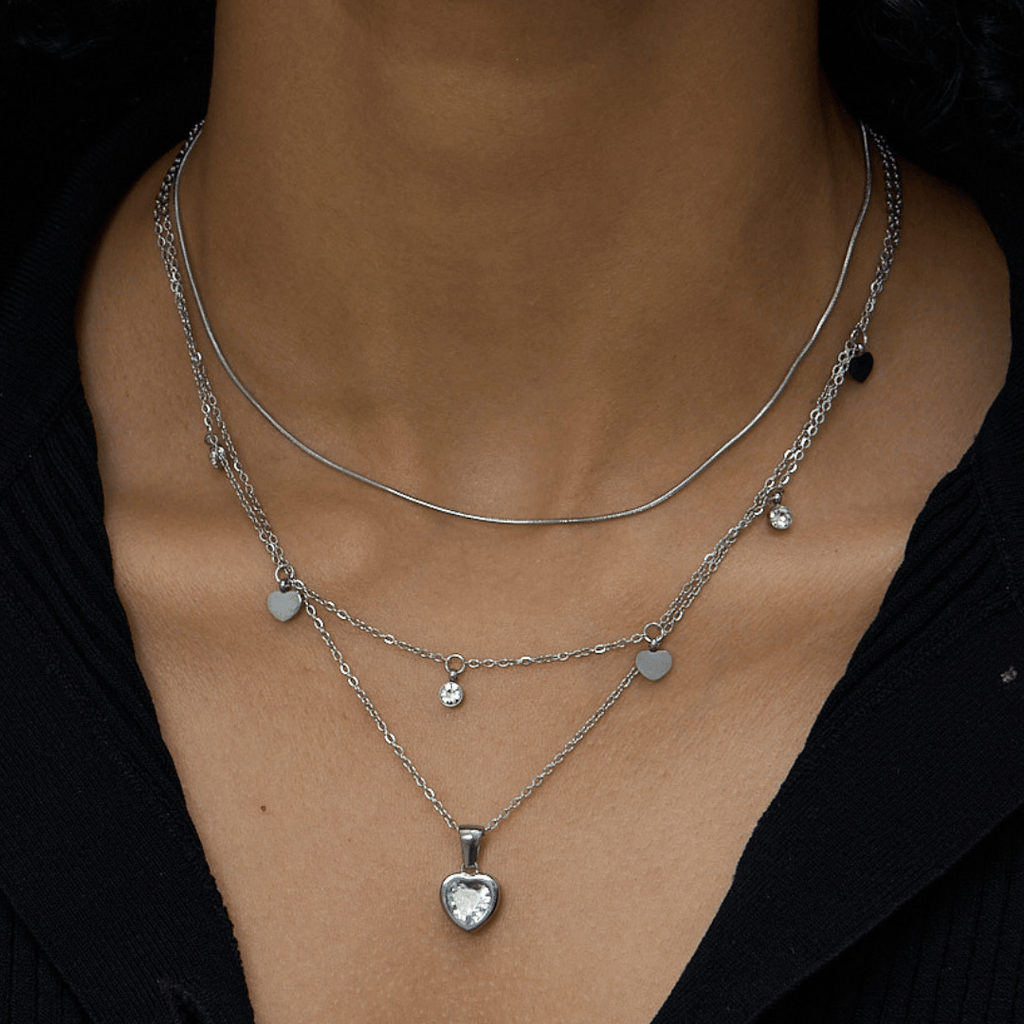 Evry Jewels Cute Heart Necklace
