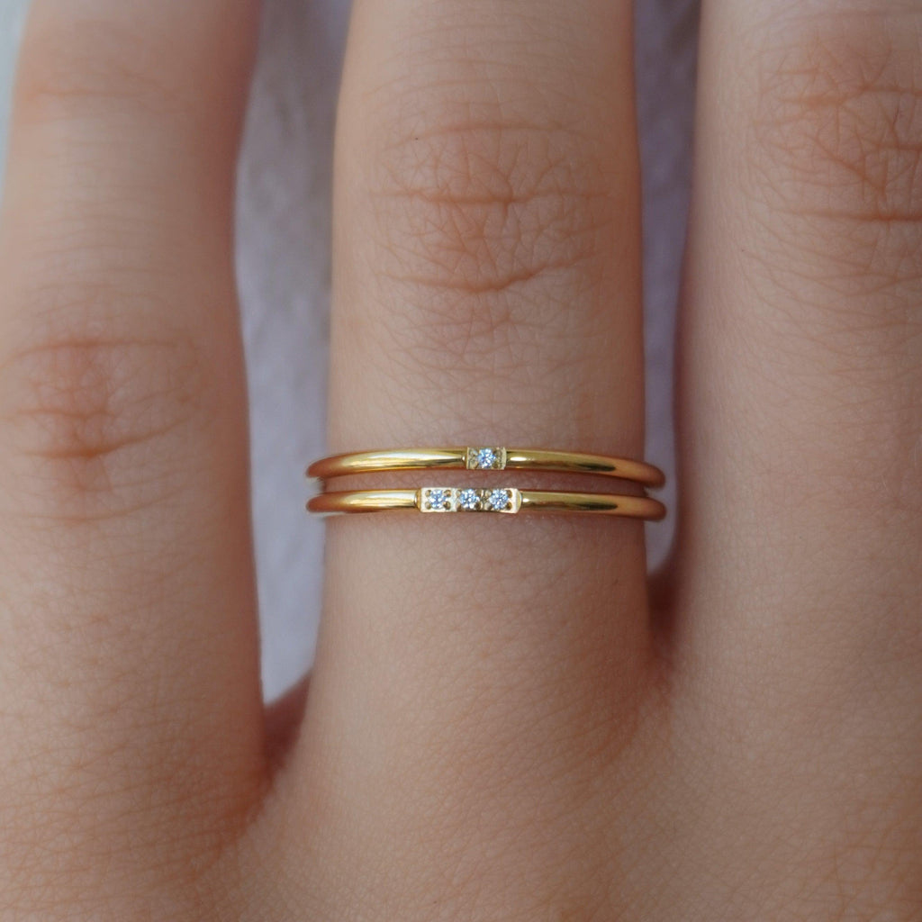 Evry Jewels She's a Gem 2-Piece Ring Set