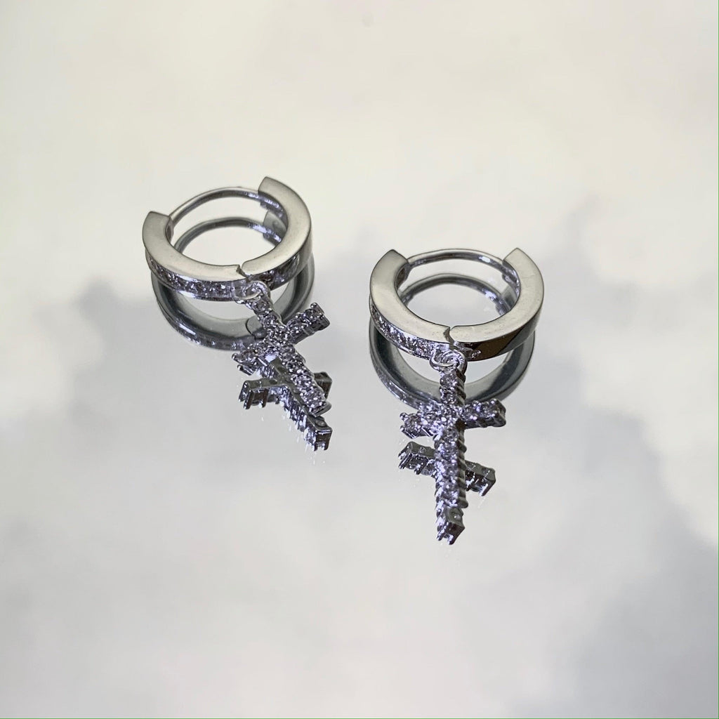 Evry Jewels Don't Cross Me Earrings