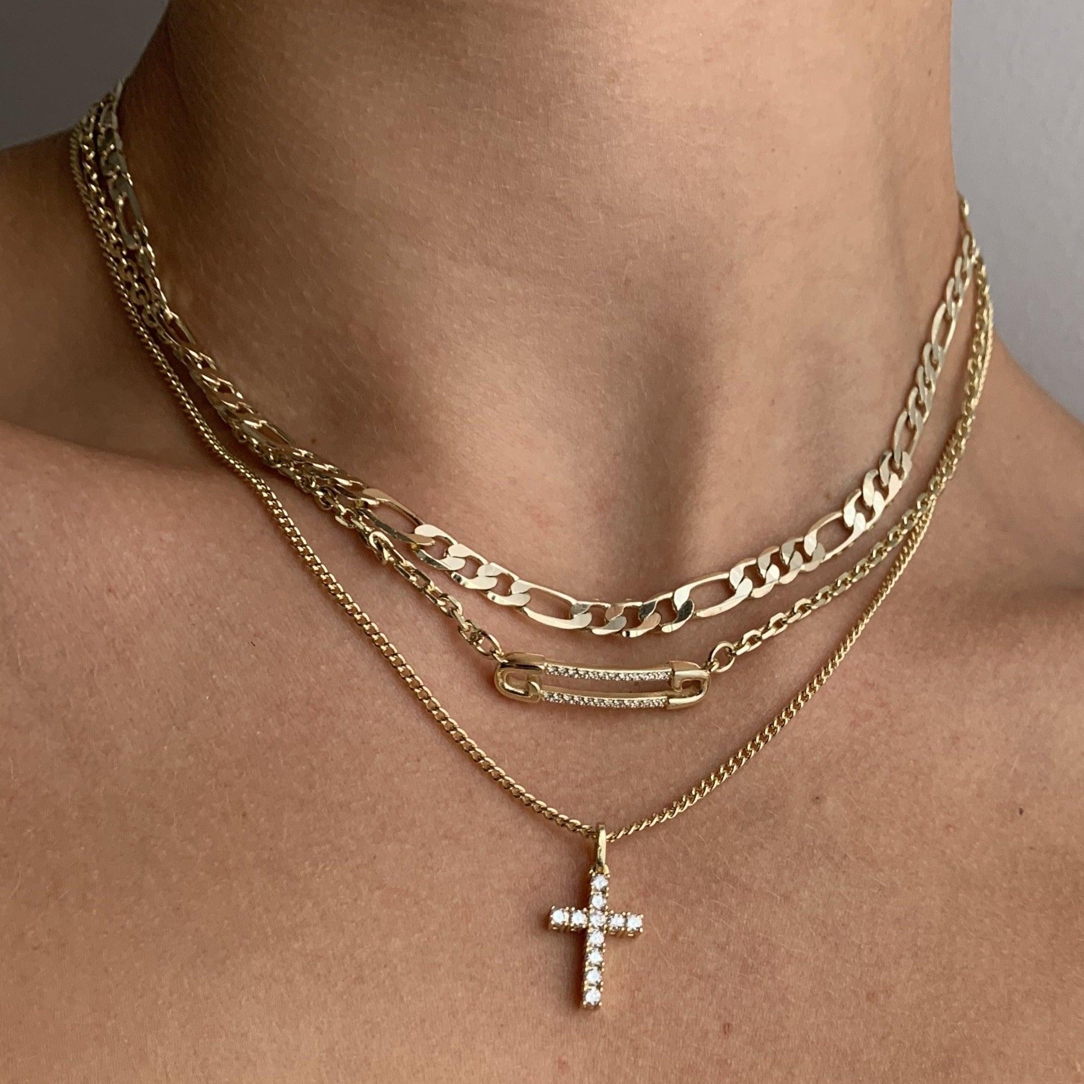 Evry Jewels Cross Necklaces