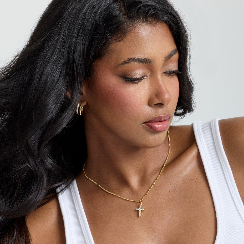 Evry Jewels Don't Cross Me Necklace