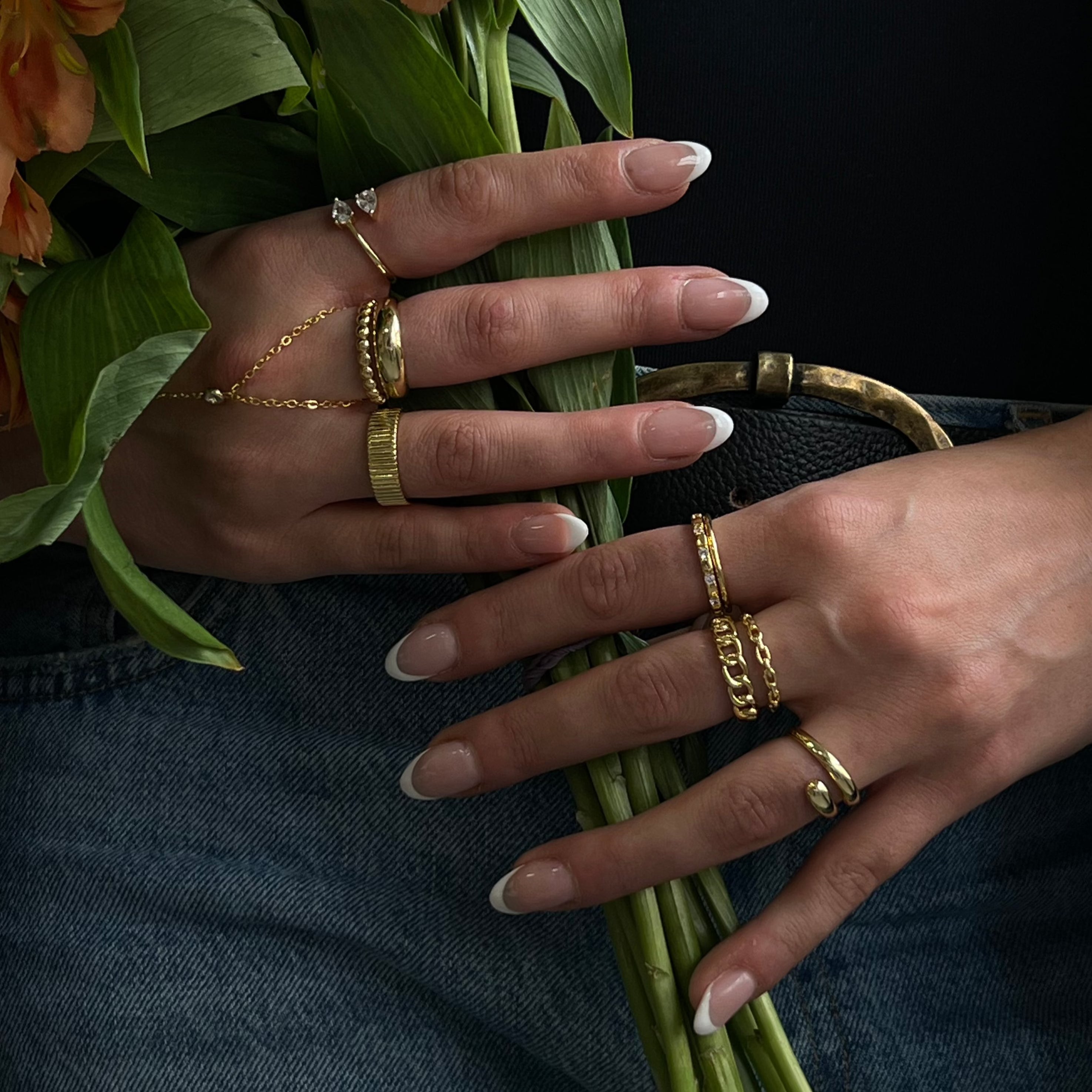 Evry Jewels Dotted Ring