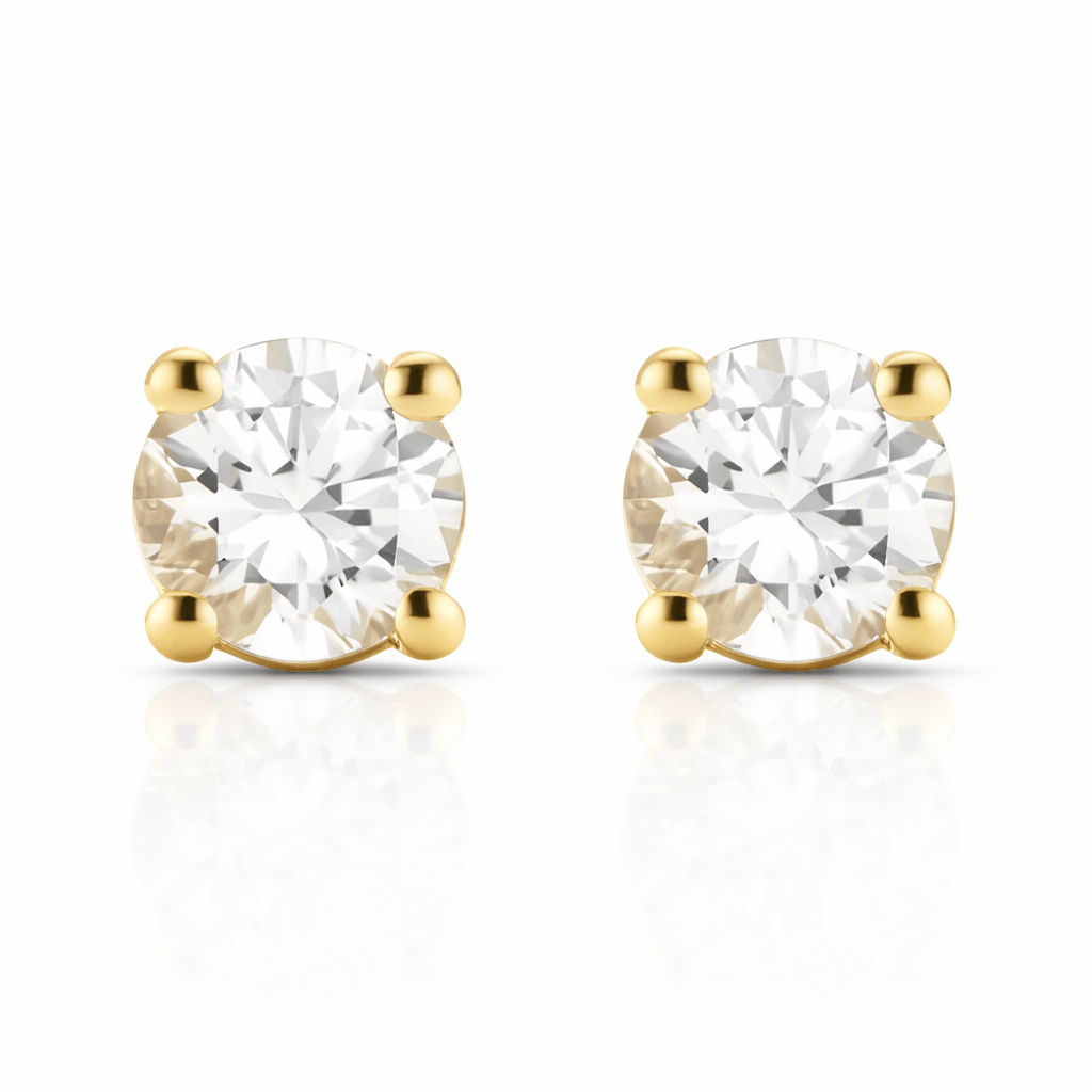 Evry Jewels Loren Flat Back Earrings