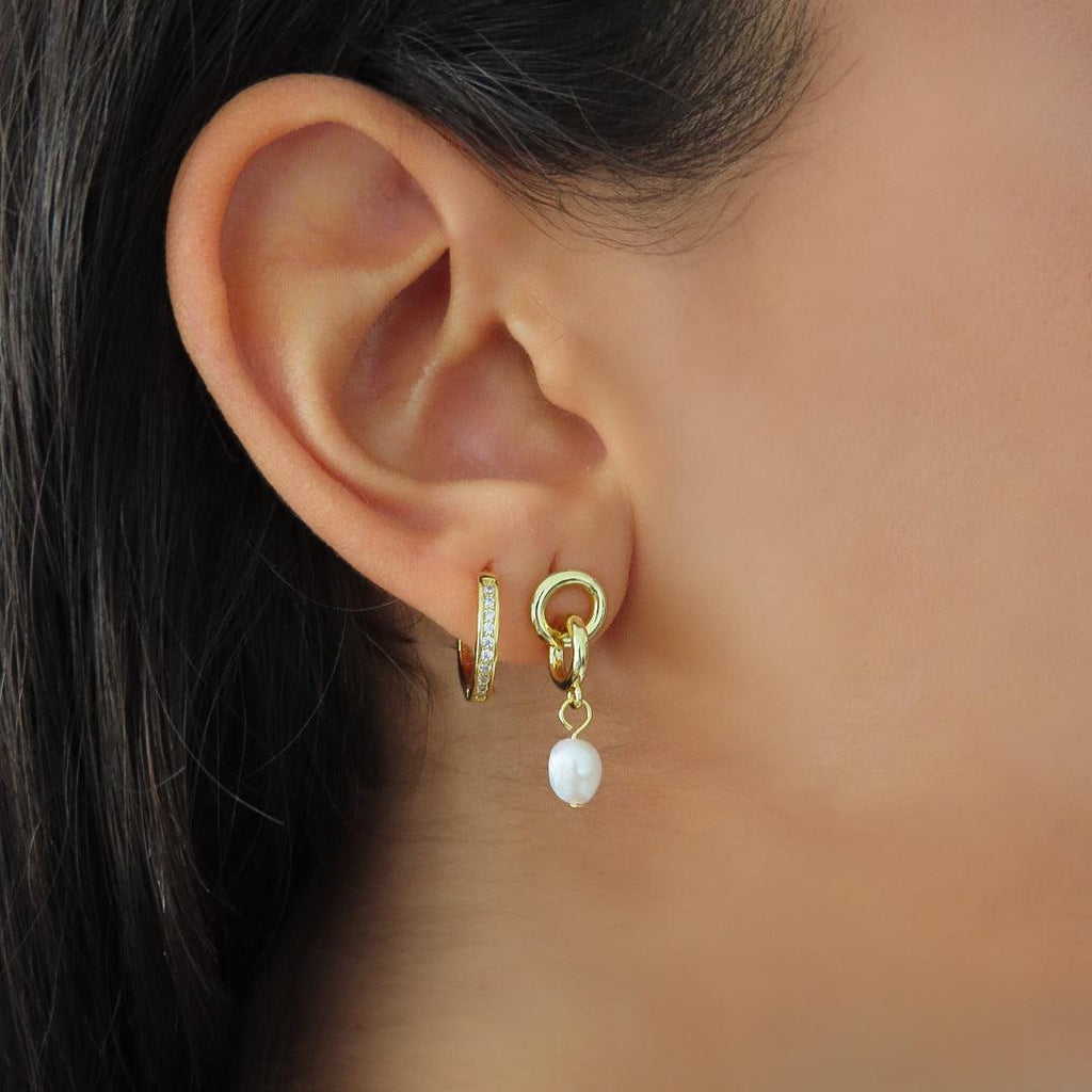 Evry Jewels Eternity Earrings