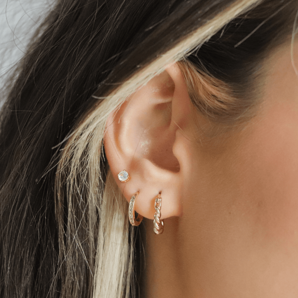 Evry Jewels Eternity Earrings