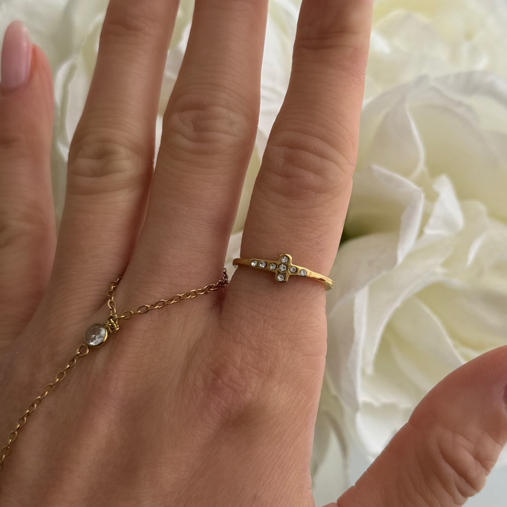 Evry Jewels Holy Cross Ring