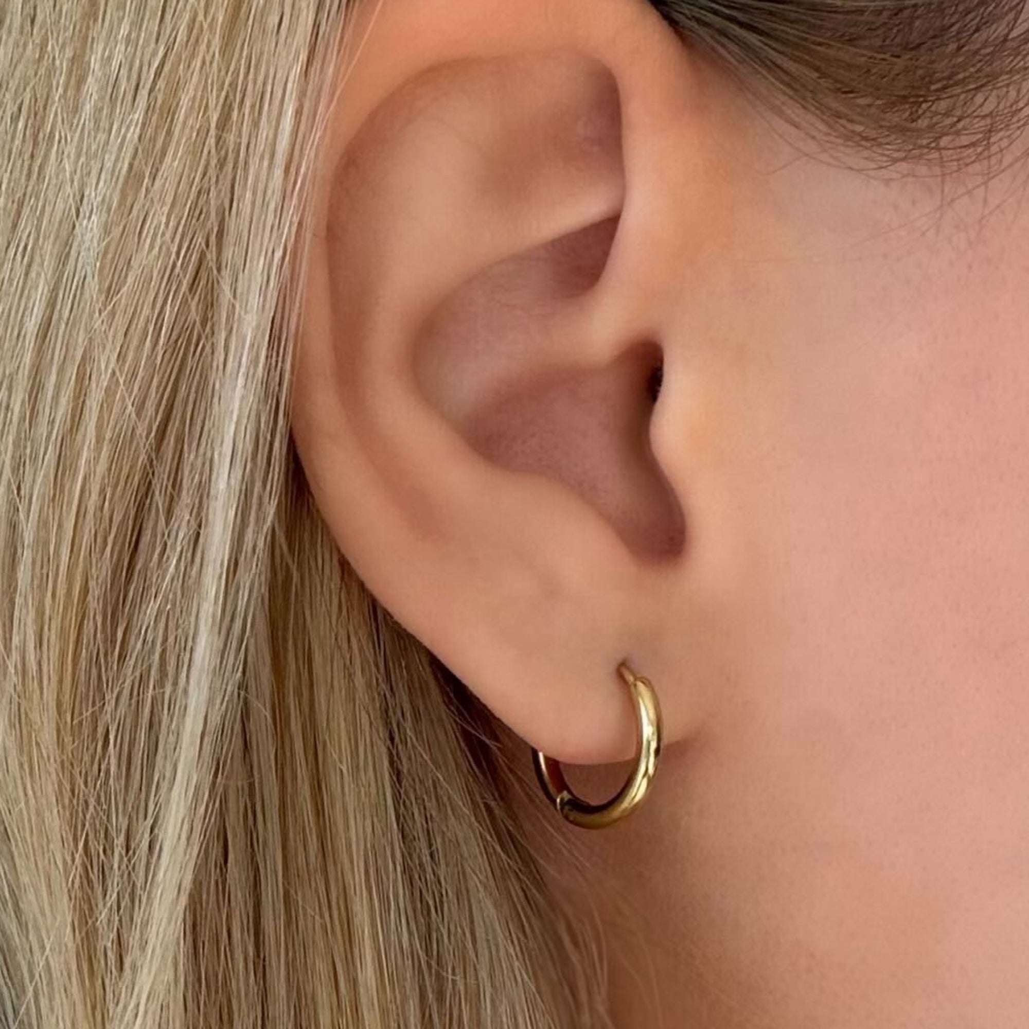 Evry Jewels Cutie Thin Hoop Earrings