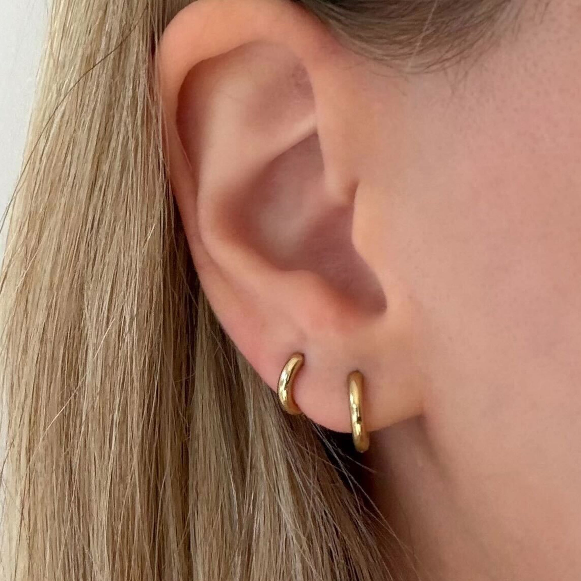 Evry Jewels Cutie Thin Hoop Earrings