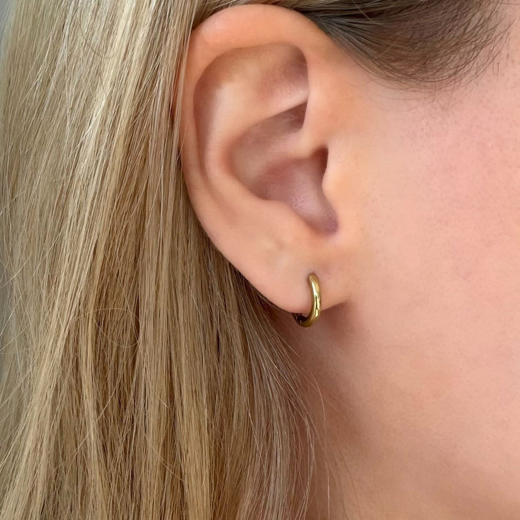 Evry Jewels Cutie Thin Hoop Earrings