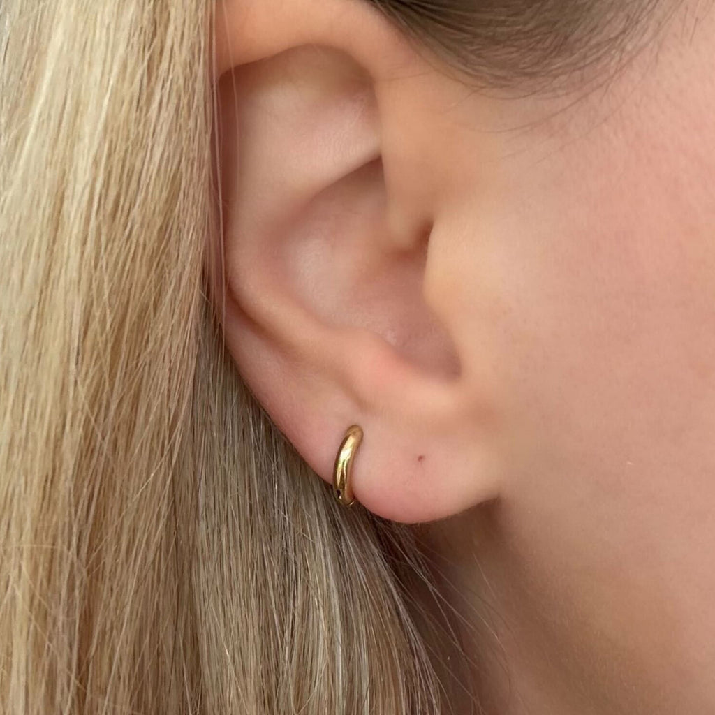 Evry Jewels Cutie Thin Hoop Earrings