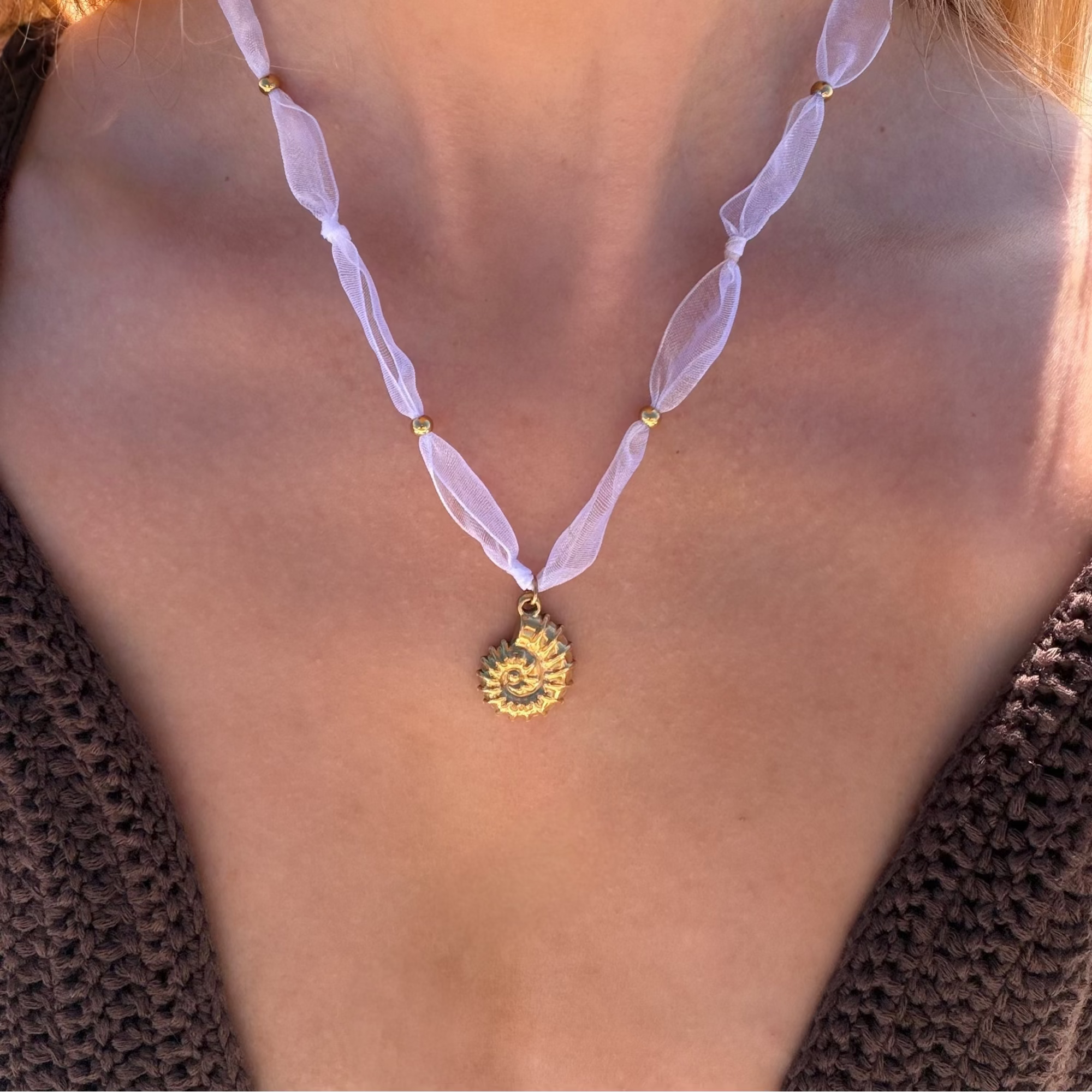 Evry Jewels Tidal Tulle Necklace