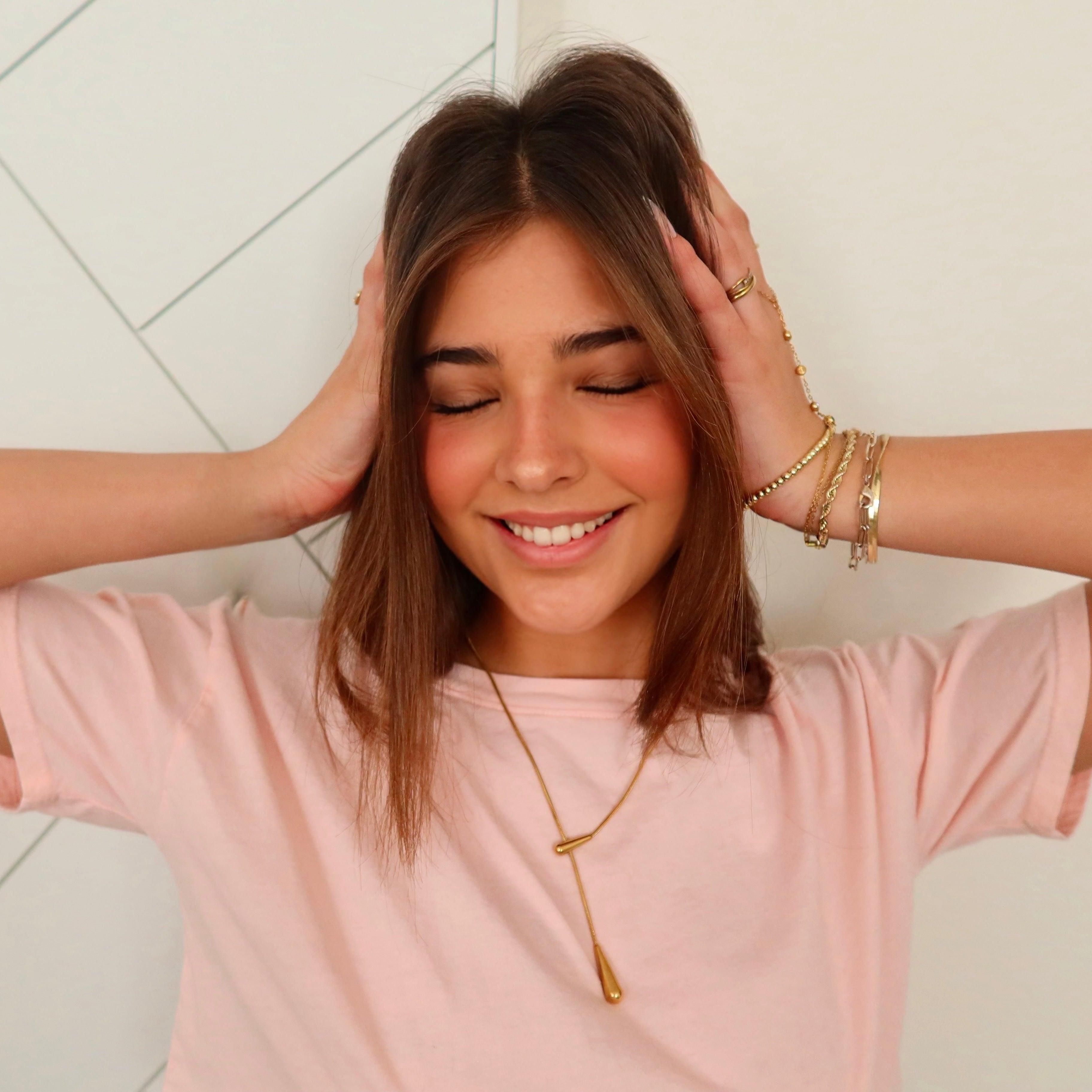 Evry Jewels Leah Lariat Necklace