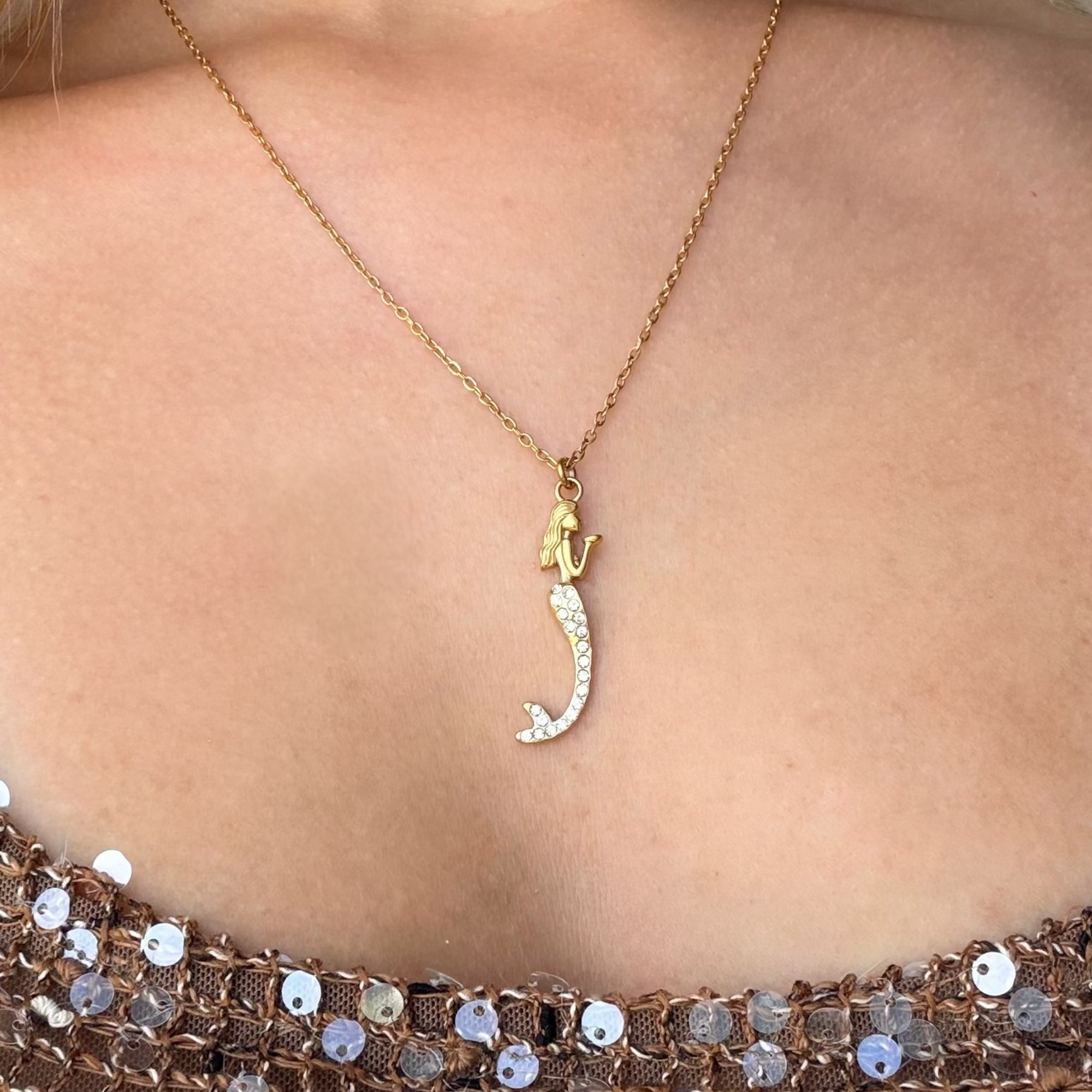 Evry Jewels Mermaid Muse Necklace