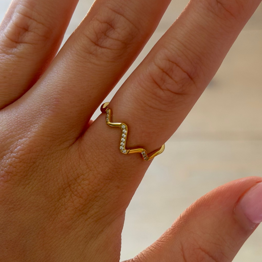 Evry Jewels Pretty Wave Ring