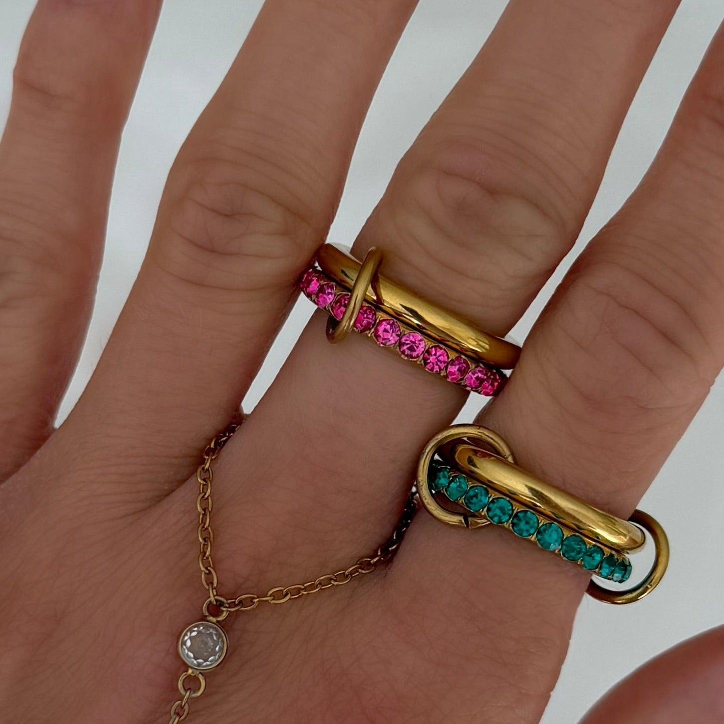 Evry Jewels Evergreen Stacked Ring