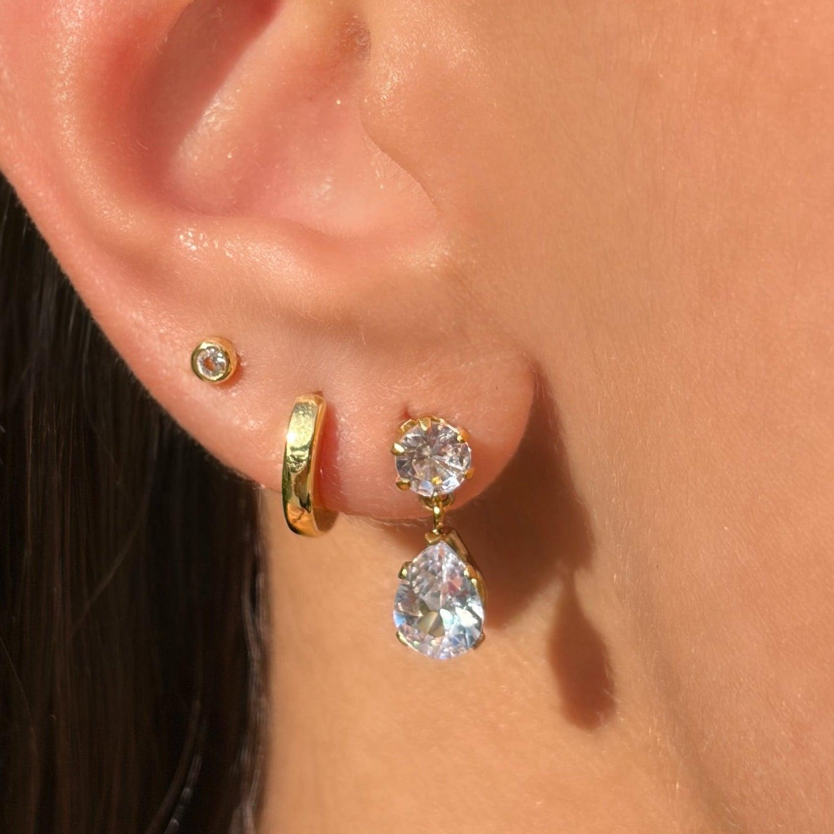 Evry Jewels Starlit Drop Earrings