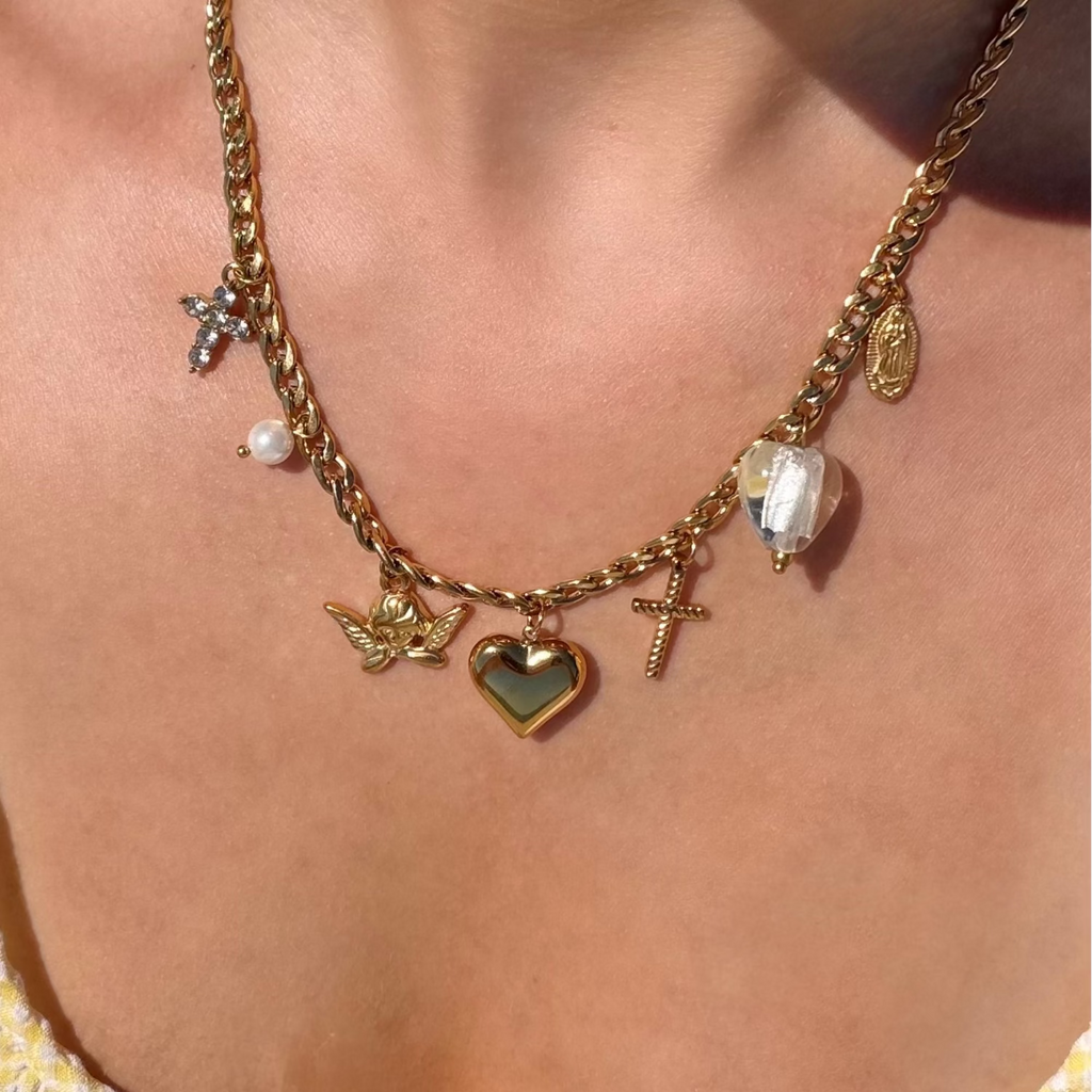 Evry Jewels Icon Charm Necklace