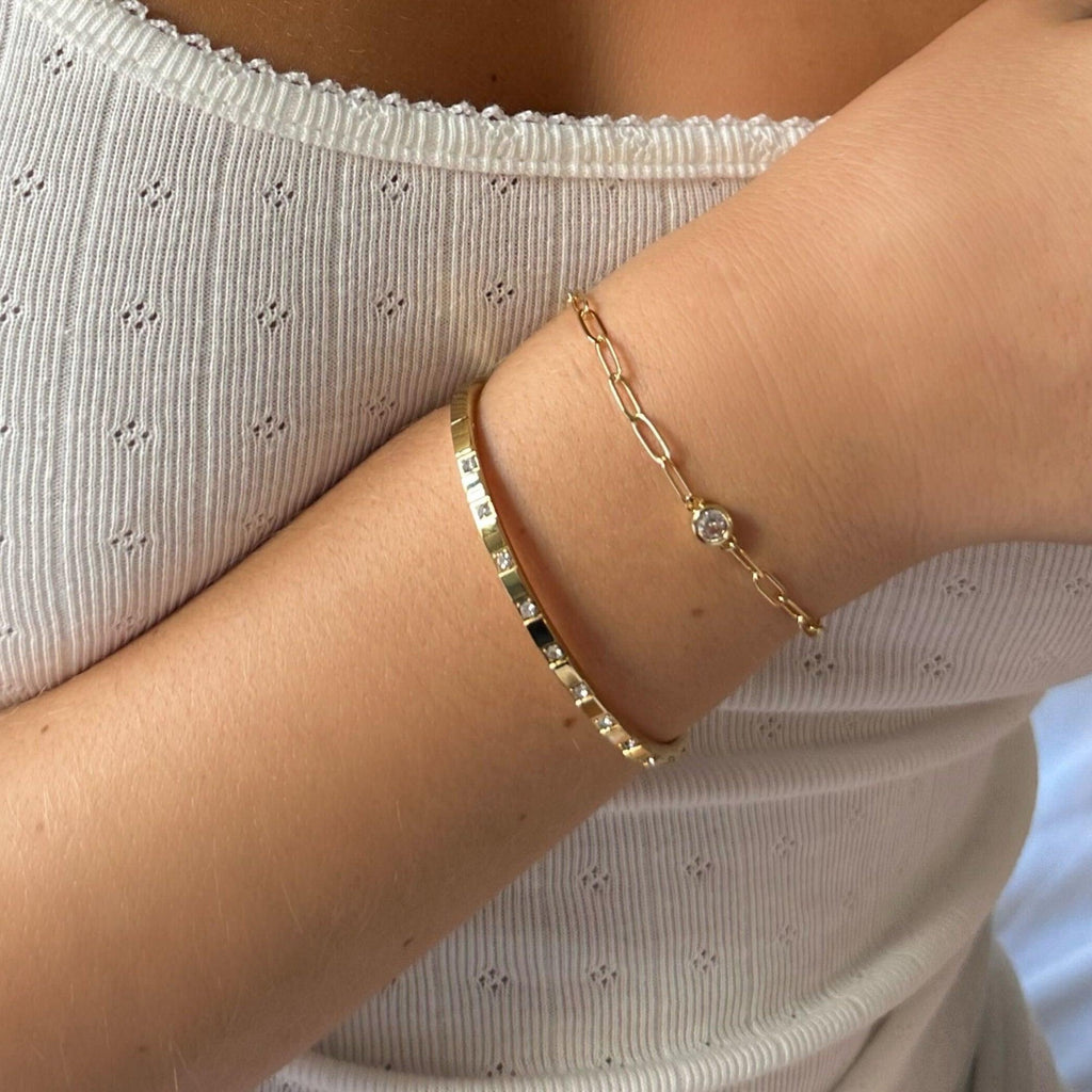 Evry Jewels Halo Click Bangle