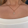 Evry Jewels Don't Cross Me Necklace