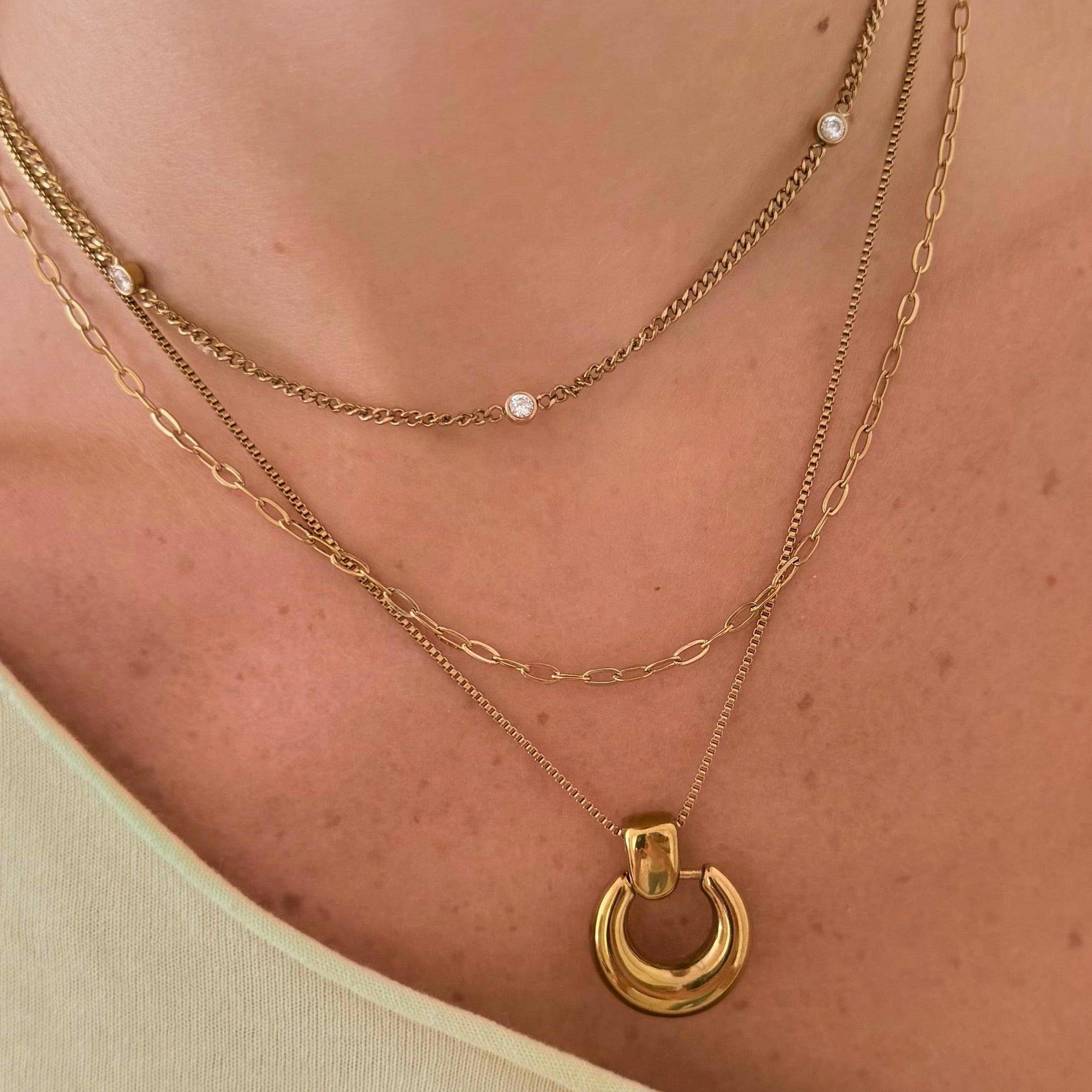 Evry Jewels Aveline Layered Necklace