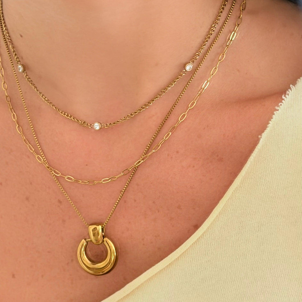 Evry Jewels Aveline Layered Necklace