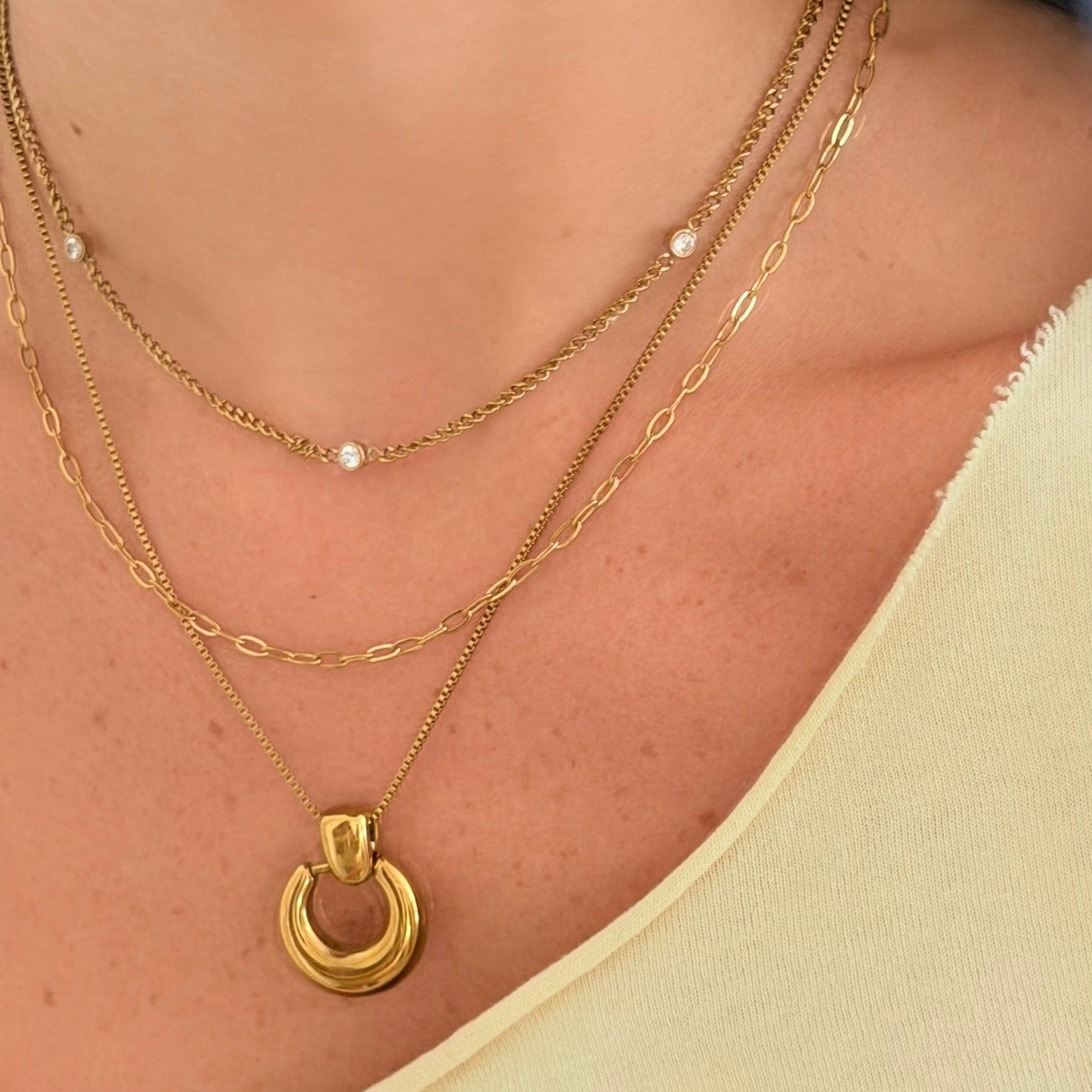 Evry Jewels Aveline Layered Necklace