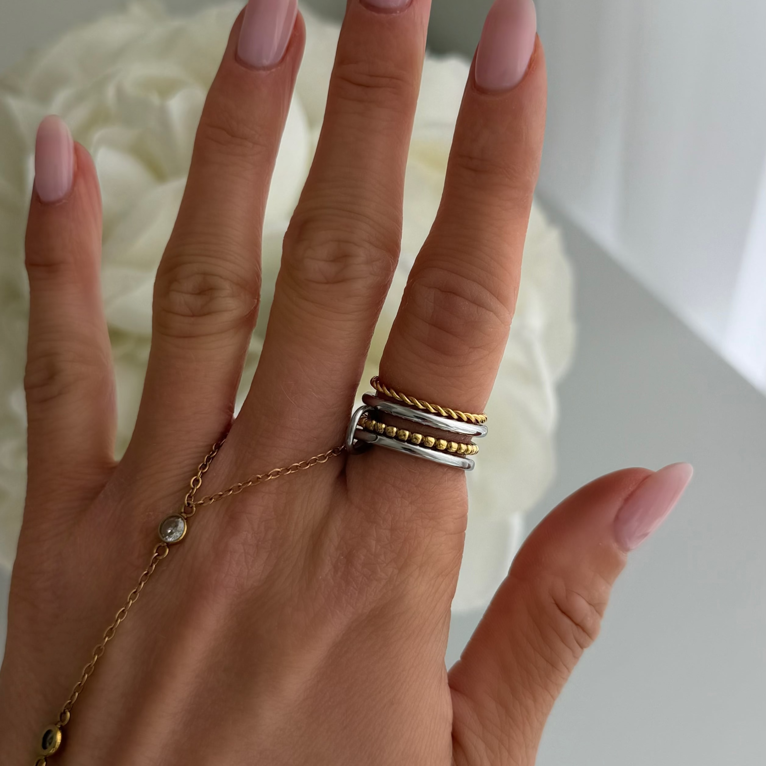 Evry Jewels Unbothered Stacked Ring