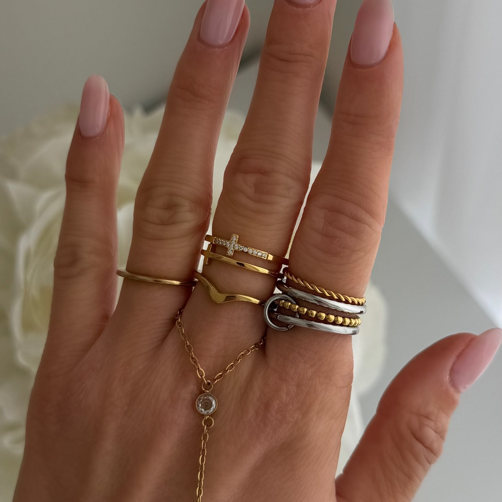 Evry Jewels Unbothered Stacked Ring
