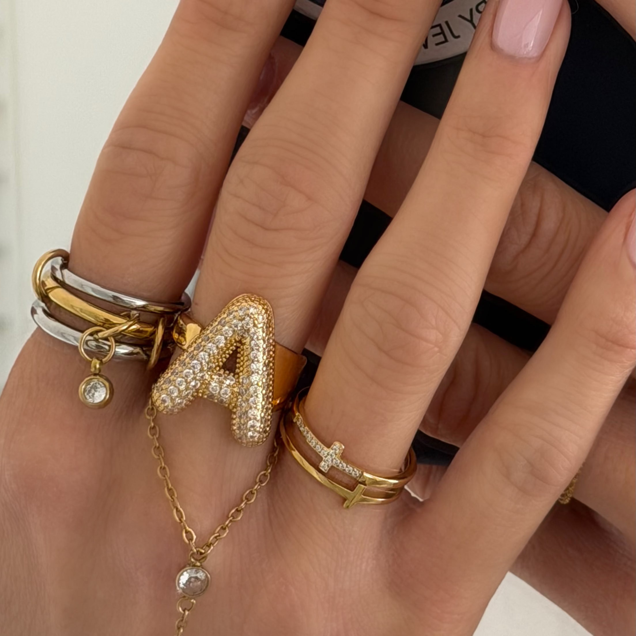Evry Jewels Ava Stacked Ring