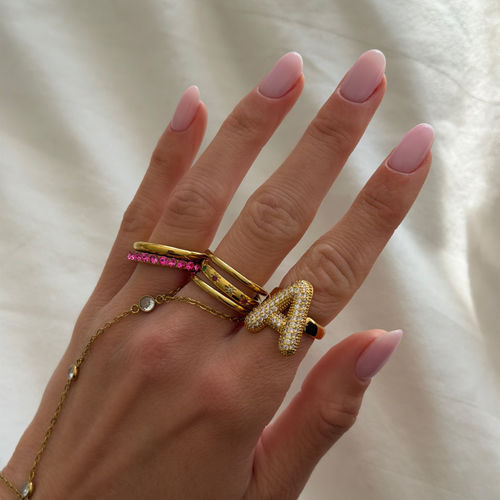 Evry Jewels Adore Me Earring. Ring & Necklace 3 Piece Bundle