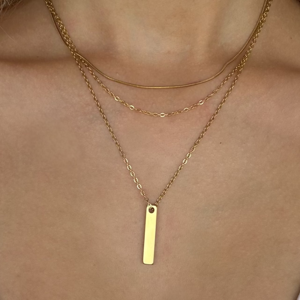 Evry Jewels That Girl Necklace 3 Piece Set