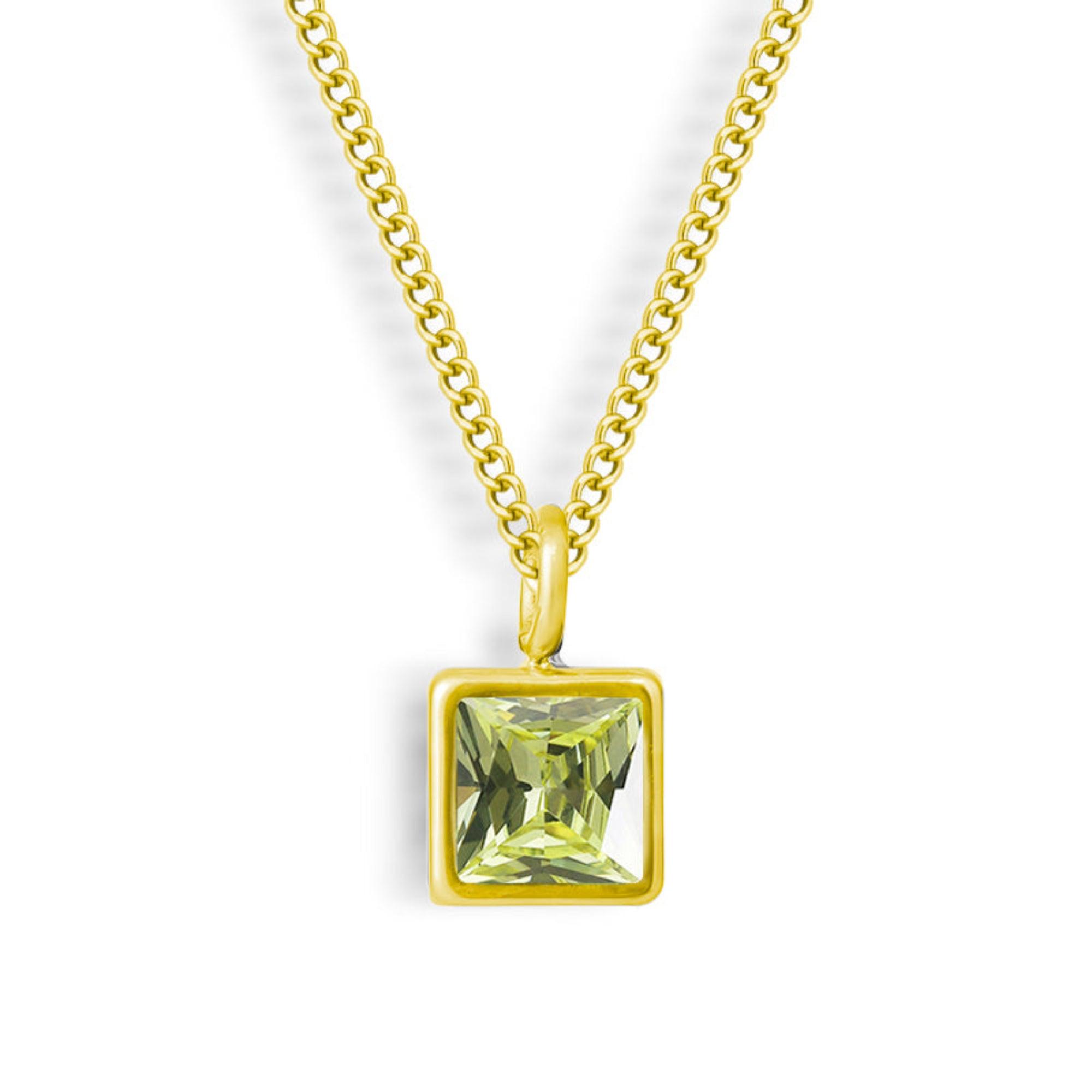 Evry Jewels Faye Birthstone Necklace