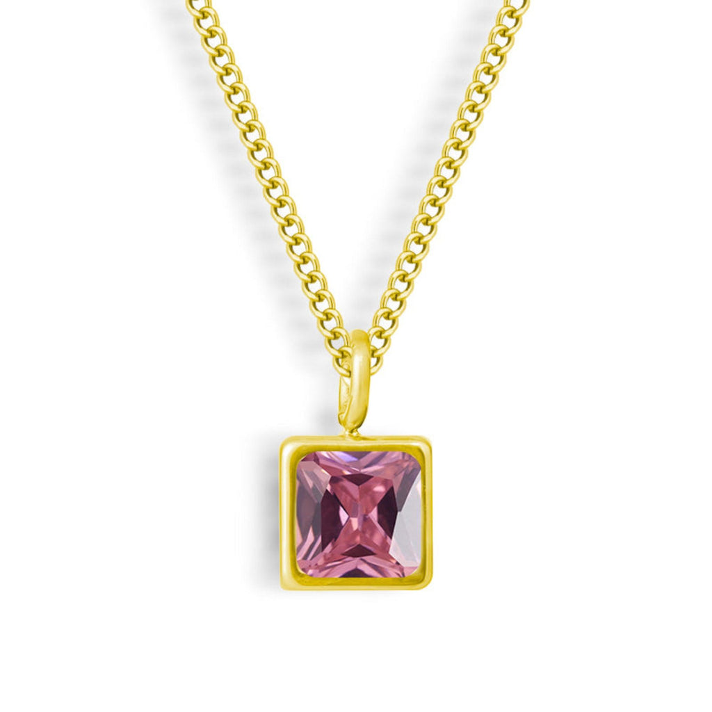 Evry Jewels Faye Birthstone Necklace