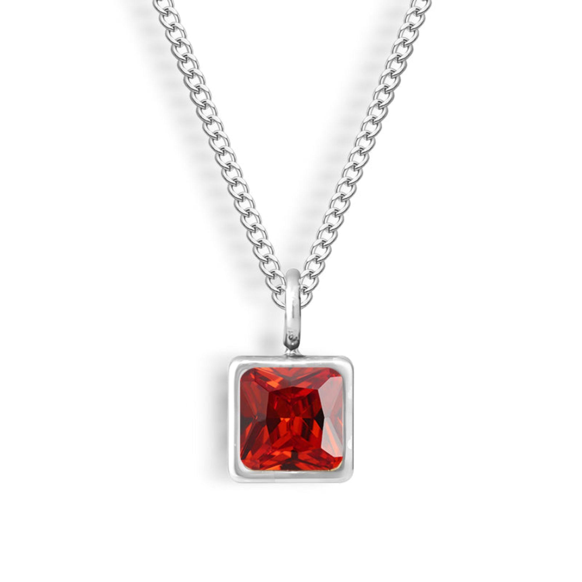 Evry Jewels Faye Birthstone Necklace