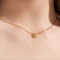 Evry Jewels Faye Birthstone Necklace